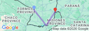 Tour route map