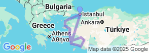 Tour route map