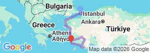 Tour route map