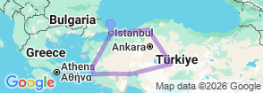 Tour route map