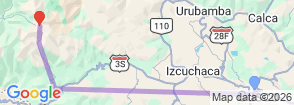 Tour route map