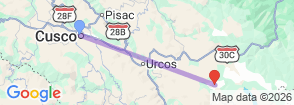 Tour route map