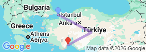 Tour route map