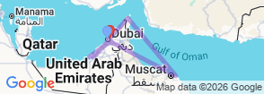 Tour route map