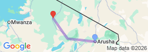 Tour route map