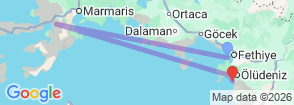 Tour route map