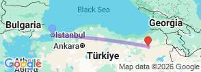 Tour route map