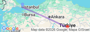 Tour route map