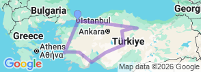 Tour route map