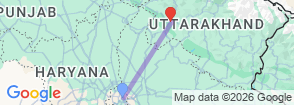 Tour route map