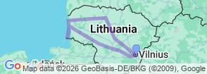 Tour route map