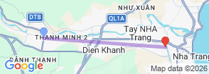 Tour route map