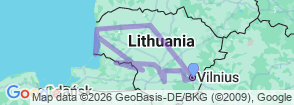 Tour route map