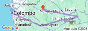 Tour route map