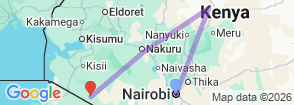 Tour route map