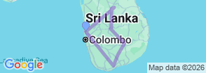 Tour route map