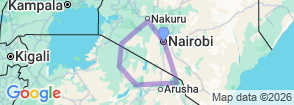 Tour route map