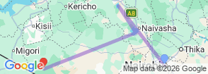 Tour route map