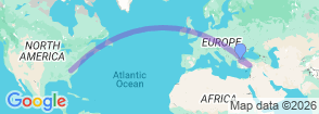 Tour route map