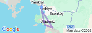 Tour route map