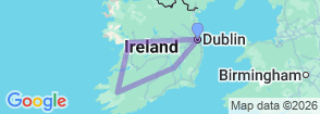 Tour route map