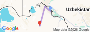Tour route map
