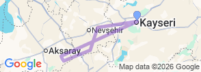 Tour route map