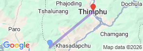 Tour route map