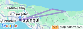 Tour route map