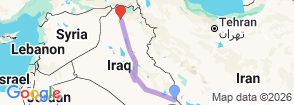 Tour route map