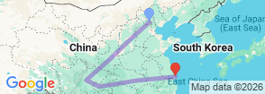 Tour route map