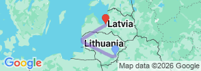 Tour route map