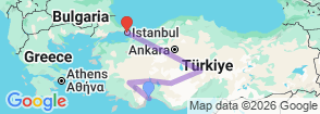 Tour route map