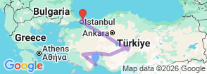 Tour route map