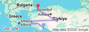 Tour route map