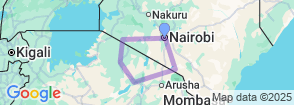 Tour route map