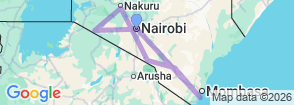 Tour route map