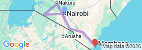 Tour route map