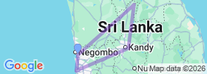 Tour route map