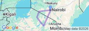 Tour route map
