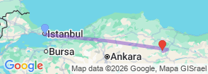 Tour route map