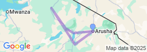 Tour route map