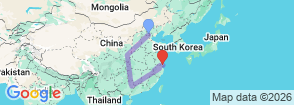 Tour route map