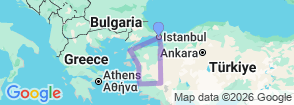 Tour route map