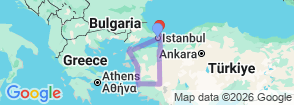 Tour route map