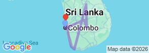 Tour route map