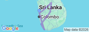 Tour route map