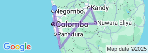 Tour route map
