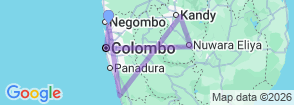 Tour route map