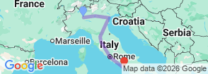 Tour route map